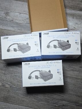 Feit Electric | Smart Home Wi-Fi Outdoor Smart-Enabled Dual Outlet 3pk *NWT